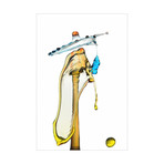 Dance of the Elderly (15"L x 10"W)