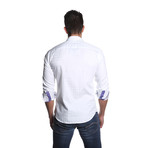 CGY Button-Up // White Diamond Jacquard (S)