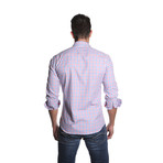 OTT Button Up Shirt // Powder Blue Plaid (S)