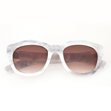 Fong Sunglasses // White Stone