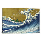 A Colored Version Of The Big Wave (18"W x 12"H x 0.75"D)