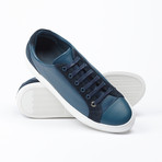 Cipher // Alpha Leather Low-Top // Deep Marine (Euro: 40)
