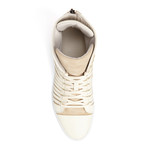 Radial Leather High-Top // Putty (Euro: 40)