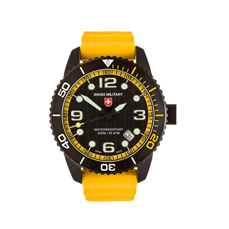 Swiss Military Marlin Scuba Nero Quartz // 2709