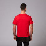 American Stitch // Pouch T-Shirt // Red (M)