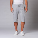 American Stitch // Cargo Open Bottom Cuff Short // Light Grey (XL)