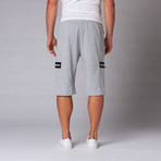 American Stitch // Cargo Open Bottom Cuff Short // Light Grey (XL)