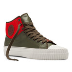 Center High Top // Combat + Orange (US: 8)