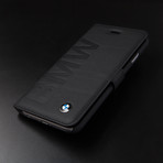 Leather Booktype Case // Debossed BMW Logo (iPhone 6)