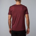 Combed Cotton Tee // Burgundy (L)