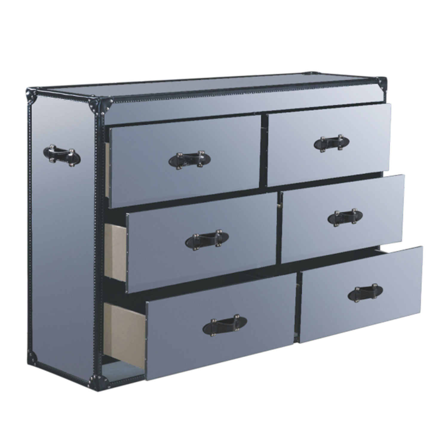 Stainless Steel Chest // 6 Drawer Bethel International Touch of Modern