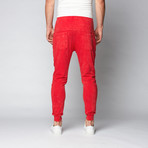 Mineral Dye Jogger // Red (S)