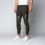 Luxe Panel + Zip Fly Sweatpant // Charcoal (S)