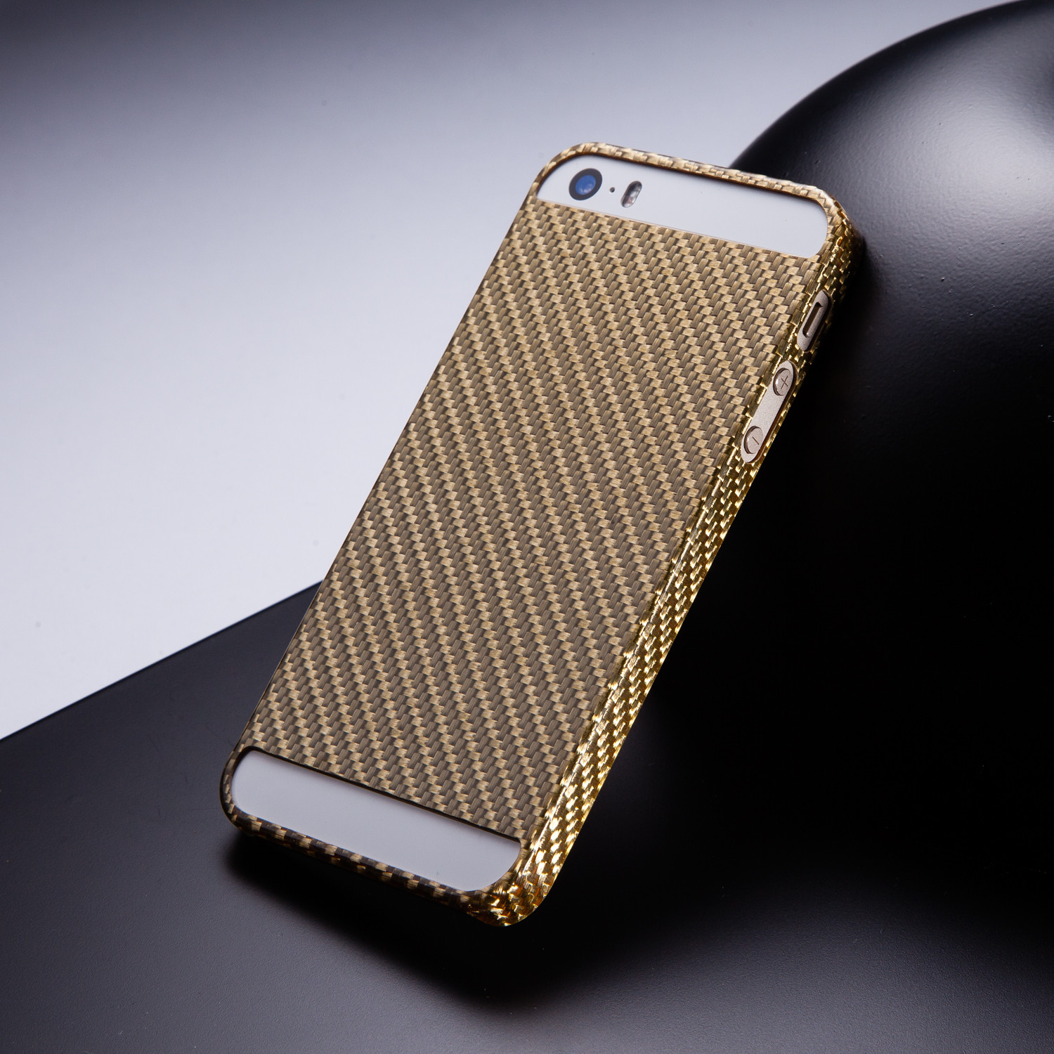 Gold Carbon Fiber Case (iPhone 5) MadWhips Touch of Modern