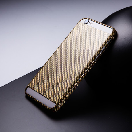 Gold Carbon Fiber Case (iPhone 6)