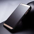 Black Carbon Fiber Case // iPhone 7 (iPhone 5)