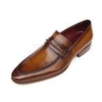 Paul Parkman // Hand-Painted Loafer // Camel + Brown (Euro: 46)