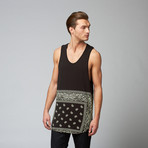 Bandana Print Tank Top // Black (S)