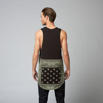 Bandana Print Tank Top // Black (S)