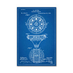 Mariner's Compass // Blueprint (Unframed // 18" x 24")