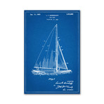Sail Boat // Blueprint (Unframed // 18" x 24")