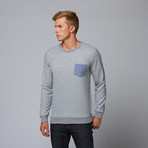 Gravel Sweatshirt // Grey Indigo (M)