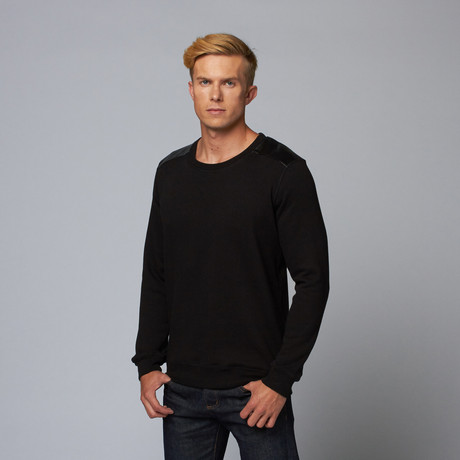 Franco Crewneck Sweater // Black (XS)