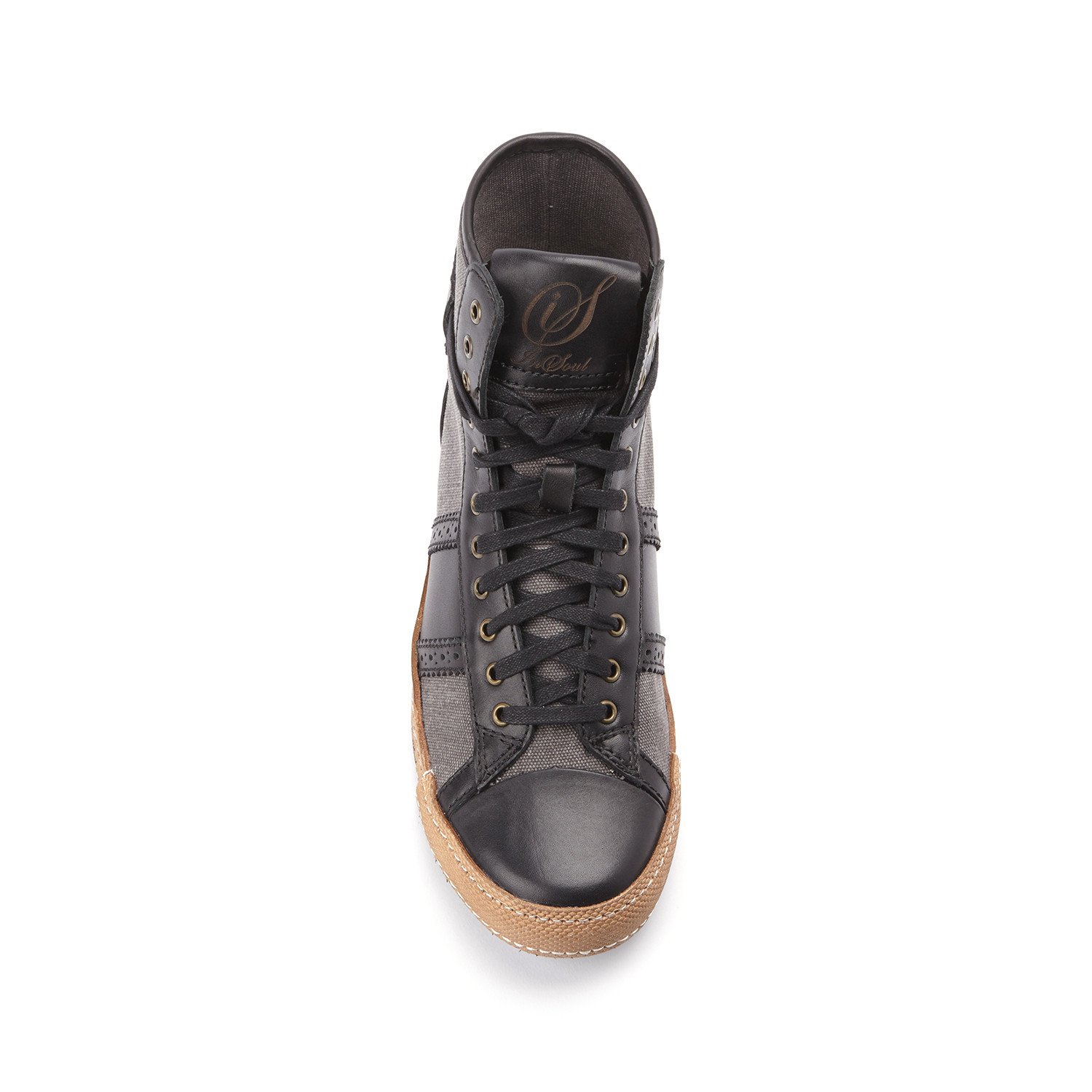 High Top Sneaker // Black (US: 7) - InSoul - Touch of Modern