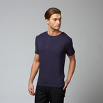 Jacob Holston // Timo Button-Cuffed Crew T-Shirt // Navy  (S)