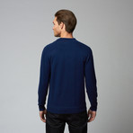 Jacob Holston // Loris Zip-Up Cardigan // Navy (XS)