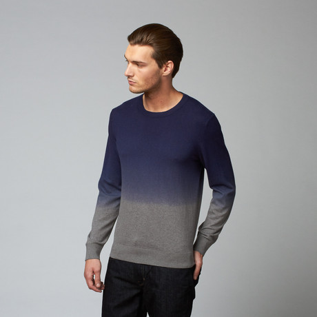 Vanni Ombre Pullover // Navy (S)