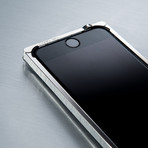 VAULT Lux Case // Platinum With Leather Back Cover (iPhone 6)