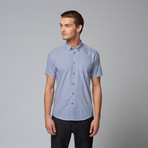 Morales Button Down Shirt // Vivid Blue Check (2XL)