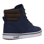 Milo Canvas // Navy + White (US: 7.5)