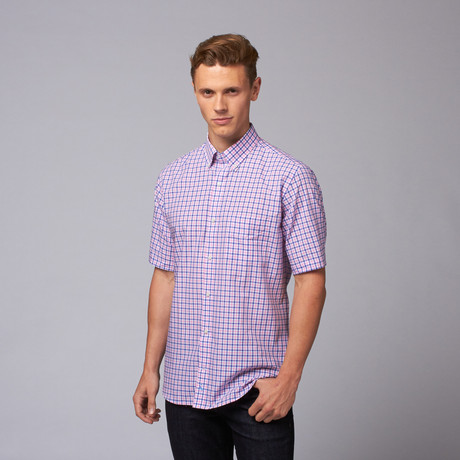 Wahikuli Short Sleeve Button Down Shirt // Royal (S)