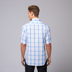 Trgalalang Short Sleeve Button Down Shirt // French Blue (M)