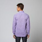 Half Moon Bay Long Sleeve Button Down Shirt // Purple (L)