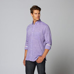 Half Moon Bay Long Sleeve Button Down Shirt // Purple (XL)