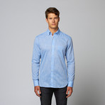 Berkeley Long Sleeve Button Down Shirt // Blue (2XL)