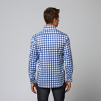 Trunk Bay Long Sleeve Button Down Shirt // Navy (M)