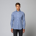 Trunk Bay Long Sleeve Button Down Shirt // Navy (L)