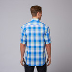 Buleleng Short Sleeve Button Down Shirt // Royal (2XL)