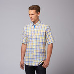 Bedugal Short Sleeve Button Down Shirt // French Blue (M)