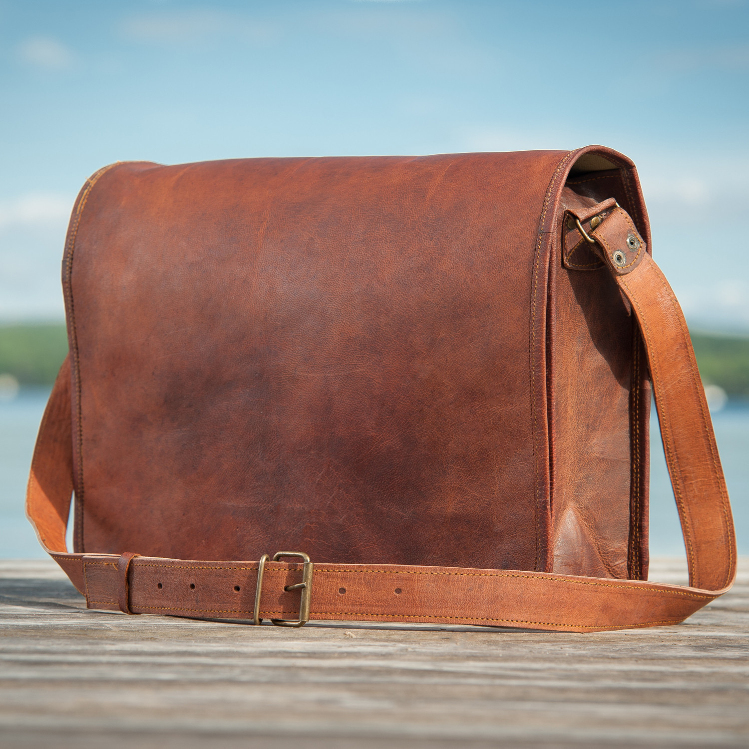 The Sailor // Messenger Bag // Small - Brothers Leather Supply Company ...