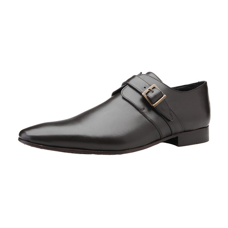 Cyril Leather Buckle Shoe // Brown (Euro: 40)
