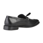 Dryan Leather Tassel Loafer // Black (Euro: 41)