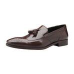 Chico Leather Perforated Loafer // Brown (Euro: 41)