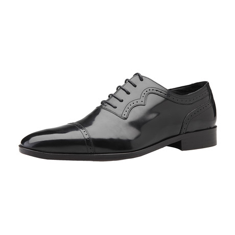 Calvin Leather Lace-Up Shoe // Black (Euro: 40)