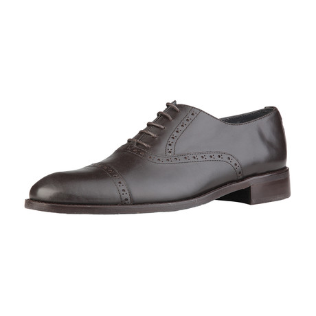 Donato Leather Lace-Up Shoe // Brown (Euro: 40)