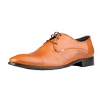 Davlo Leather Lace-Up Shoe // Tobacco (Euro: 40)